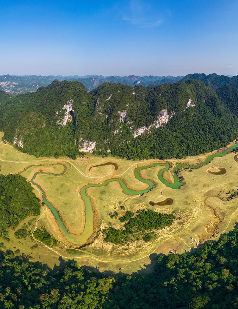 Karist terrain of Bac Son block