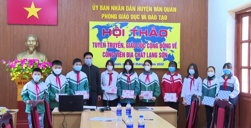 Lang Son Geopark Management Board strengthens educational activities to raise community awareness about Lang Son Geopark
