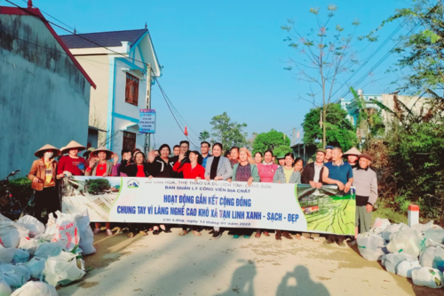 Implementing a community engagement activity to protect the environment "For a waste-free dried noodle craft village in Van Linh commune, Chi Lang district in Lang Son Geopark  in New year 2023"