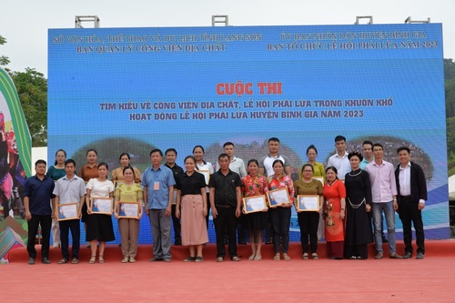 Tổ chức Cuộc thi “Tìm hiểu về Công viên địa chất, Lễ hội Phài Lừa” trong khuôn khổ hoạt động Lễ hội Phài Lừa huyện Bình Gia năm 2023