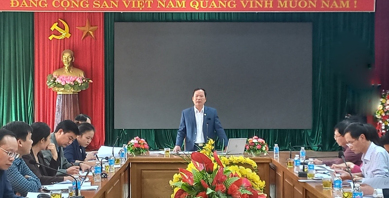 Họp thống nhất phương án xây dựng cơ sở hạ tầng  Công viên địa chất Lạng Sơn