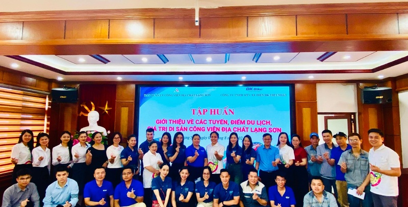 Tổ chức tập huấn, giới thiệu về các tuyến, điểm du lịch, giá trị di sản Công viên địa chất Lạng Sơn