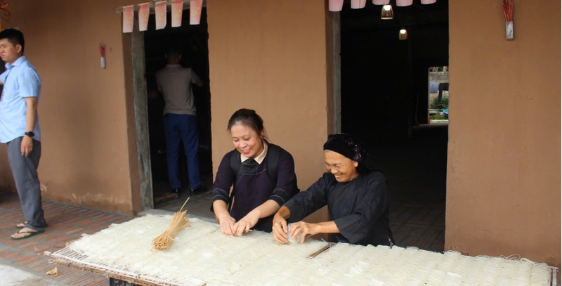 Điểm Làng nghề cao khô Vạn Linh (huyện Chi Lăng) trên Tuyến Du lịch Công viên địa chất Lạng Sơn số 03