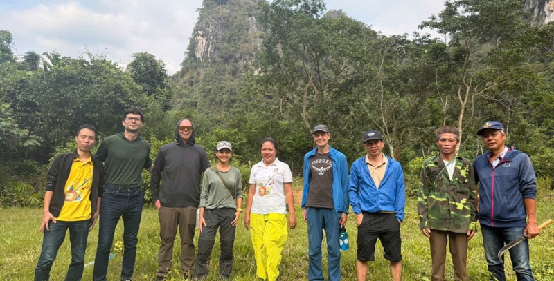 Khảo sát tại Khu dân cư Lân Nóng, xã Cai Kinh trong vùng Công viên địa chất toàn cầu UNESCO Lạng Sơn