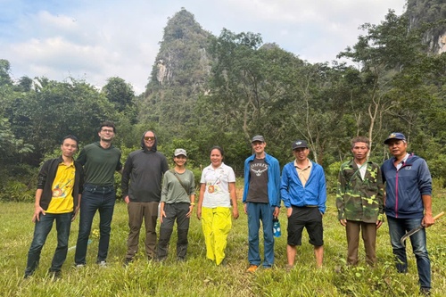 Khảo sát tại Khu dân cư Lân Nóng, xã Cai Kinh trong vùng Công viên địa chất toàn cầu UNESCO Lạng Sơn